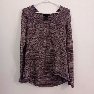 Calvin Klein Jeans women's sweater dark purple and white  size M